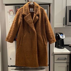 Old navy long teddy coat NWT